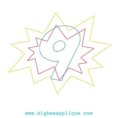 superhero birthday number 9